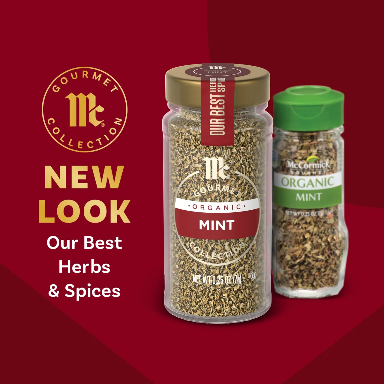 McCormick Gourmet™ Organic Mint, 0.25 oz - Image 3
