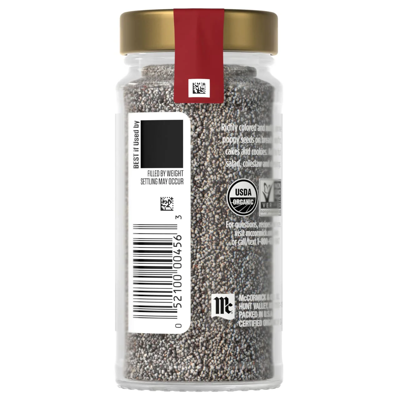 McCormick Gourmet™ Organic Poppy Seed, 2.12 oz - Image 16