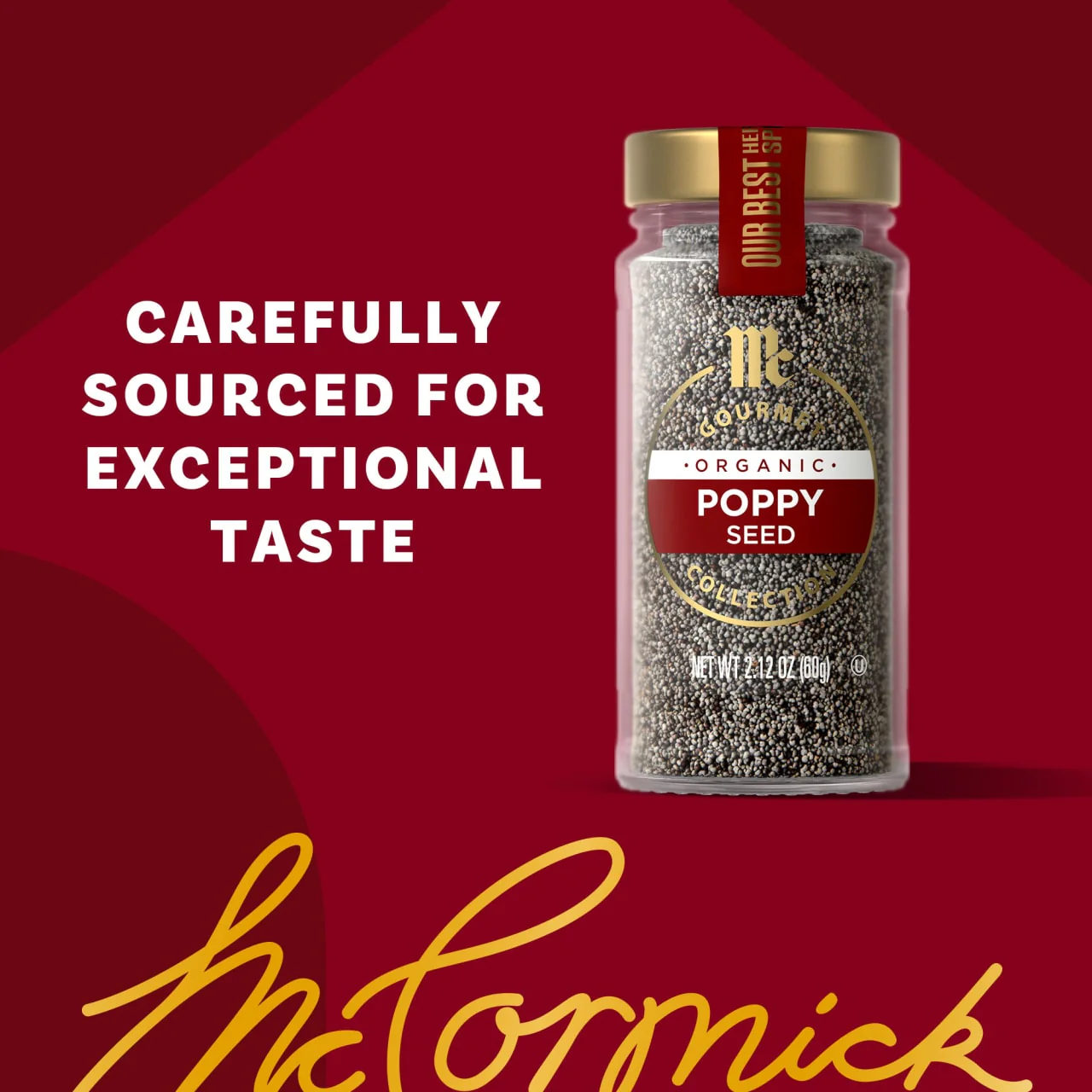 McCormick Gourmet™ Organic Poppy Seed, 2.12 oz - Image 4