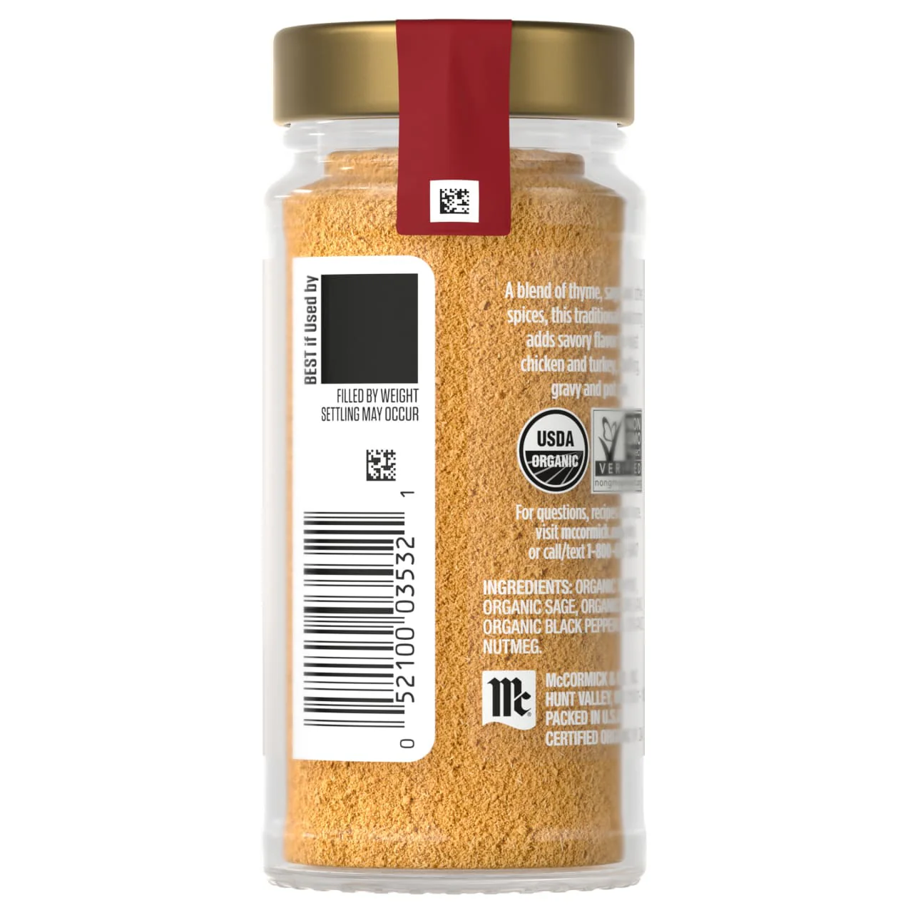 McCormick Gourmet™ Organic Poultry Seasoning, 0.87 oz - Image 16
