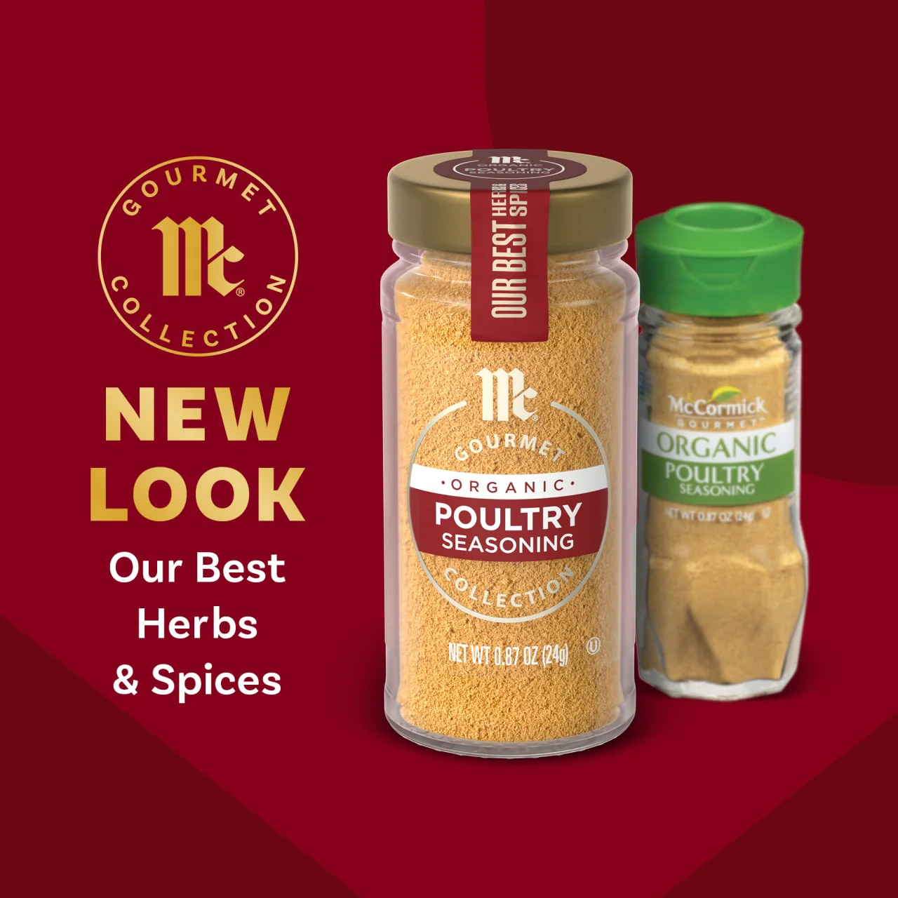 McCormick Gourmet™ Organic Poultry Seasoning, 0.87 oz - Image 3