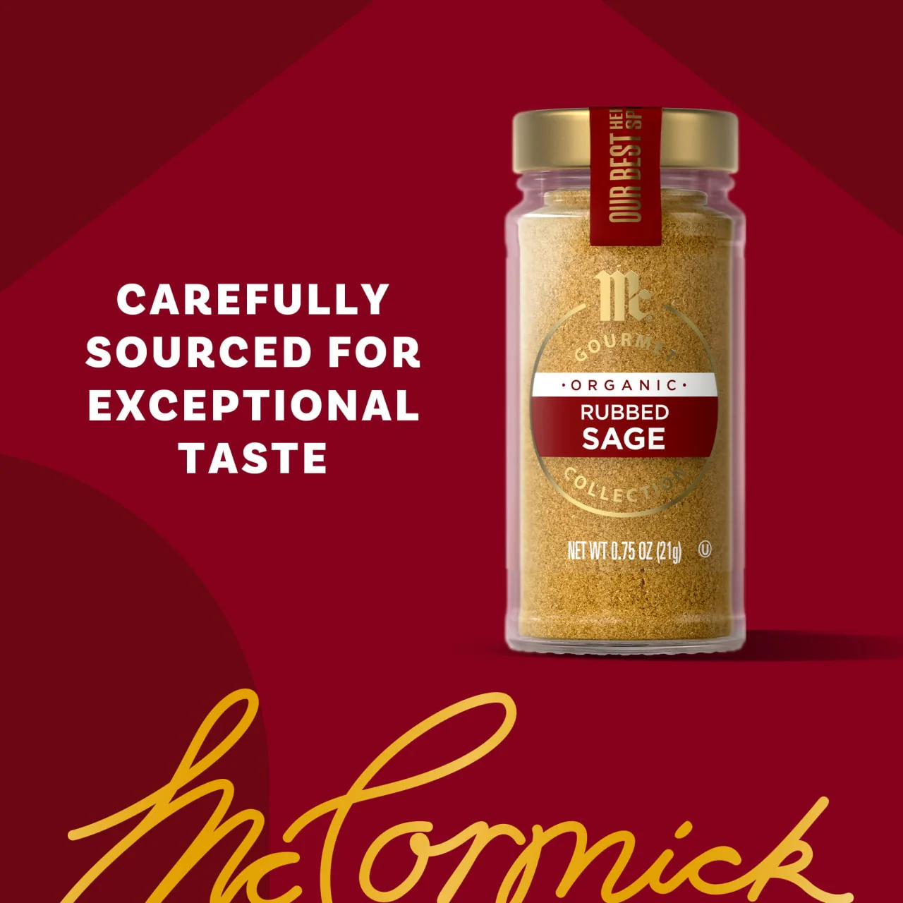 McCormick Gourmet™ Organic Rubbed Sage, 0.75 oz - Image 11