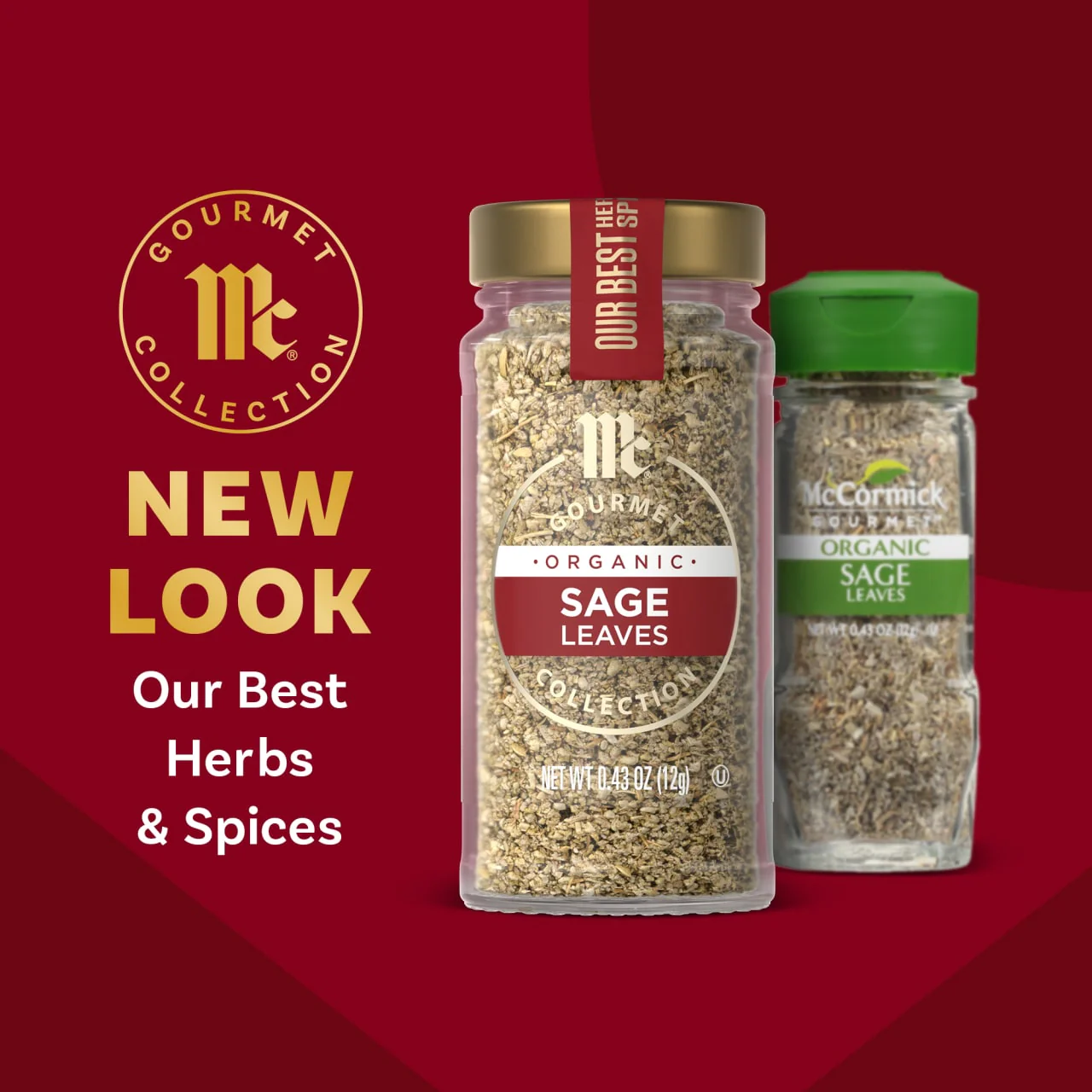 McCormick Gourmet™ Organic Sage Leaves, 0.43 oz - Image 3