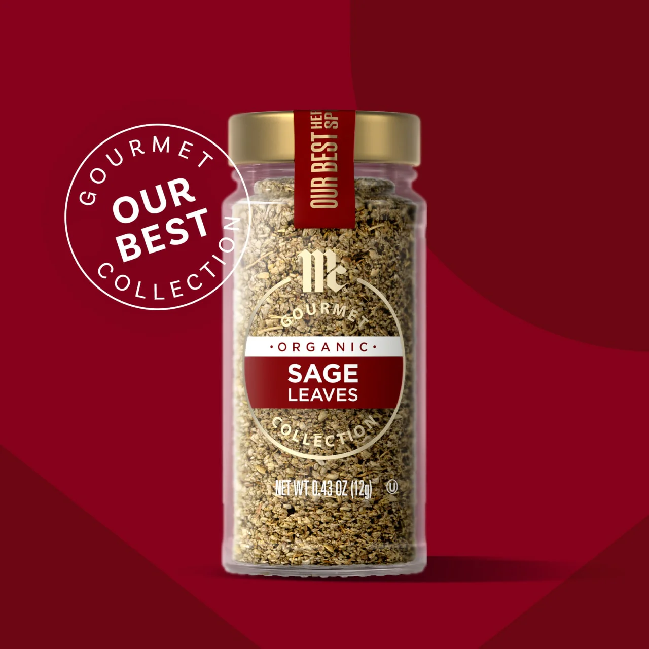 McCormick Gourmet™ Organic Sage Leaves, 0.43 oz - Image 4