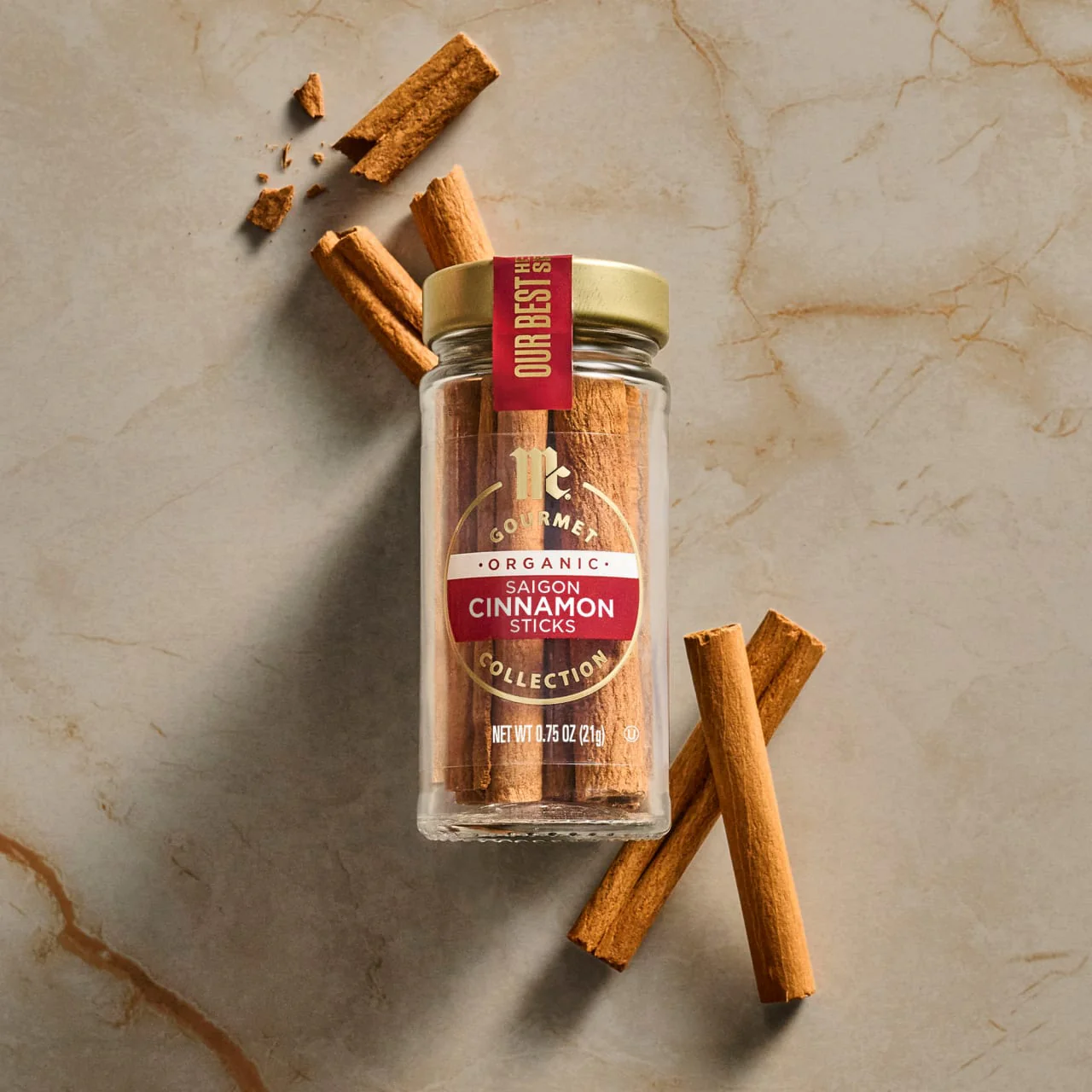 McCormick Gourmet™ Organic Saigon Cinnamon Sticks, 0.75 oz - Image 8