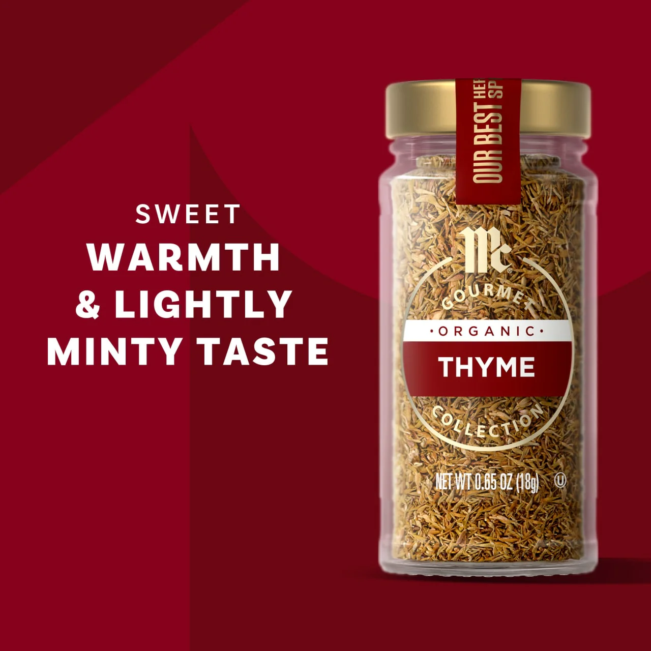 McCormick Gourmet™ Organic Thyme Leaves, 0.65 oz - Image 15