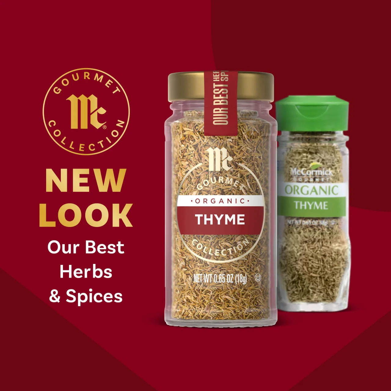 McCormick Gourmet™ Organic Thyme Leaves, 0.65 oz - Image 3
