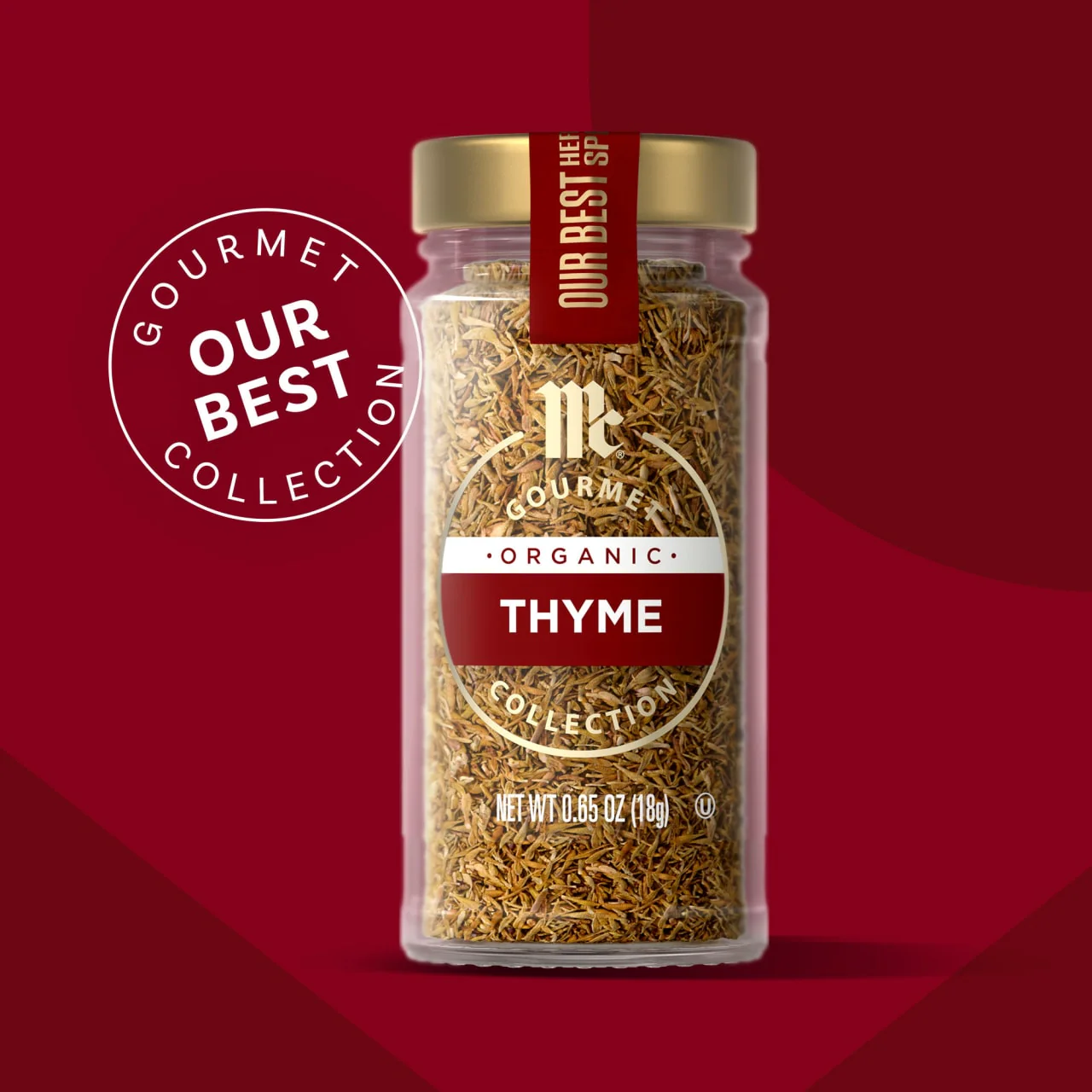 McCormick Gourmet™ Organic Thyme Leaves, 0.65 oz - Image 4