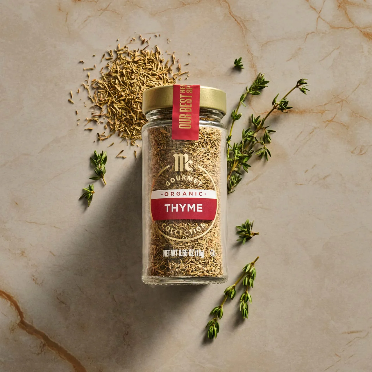 McCormick Gourmet™ Organic Thyme Leaves, 0.65 oz - Image 8
