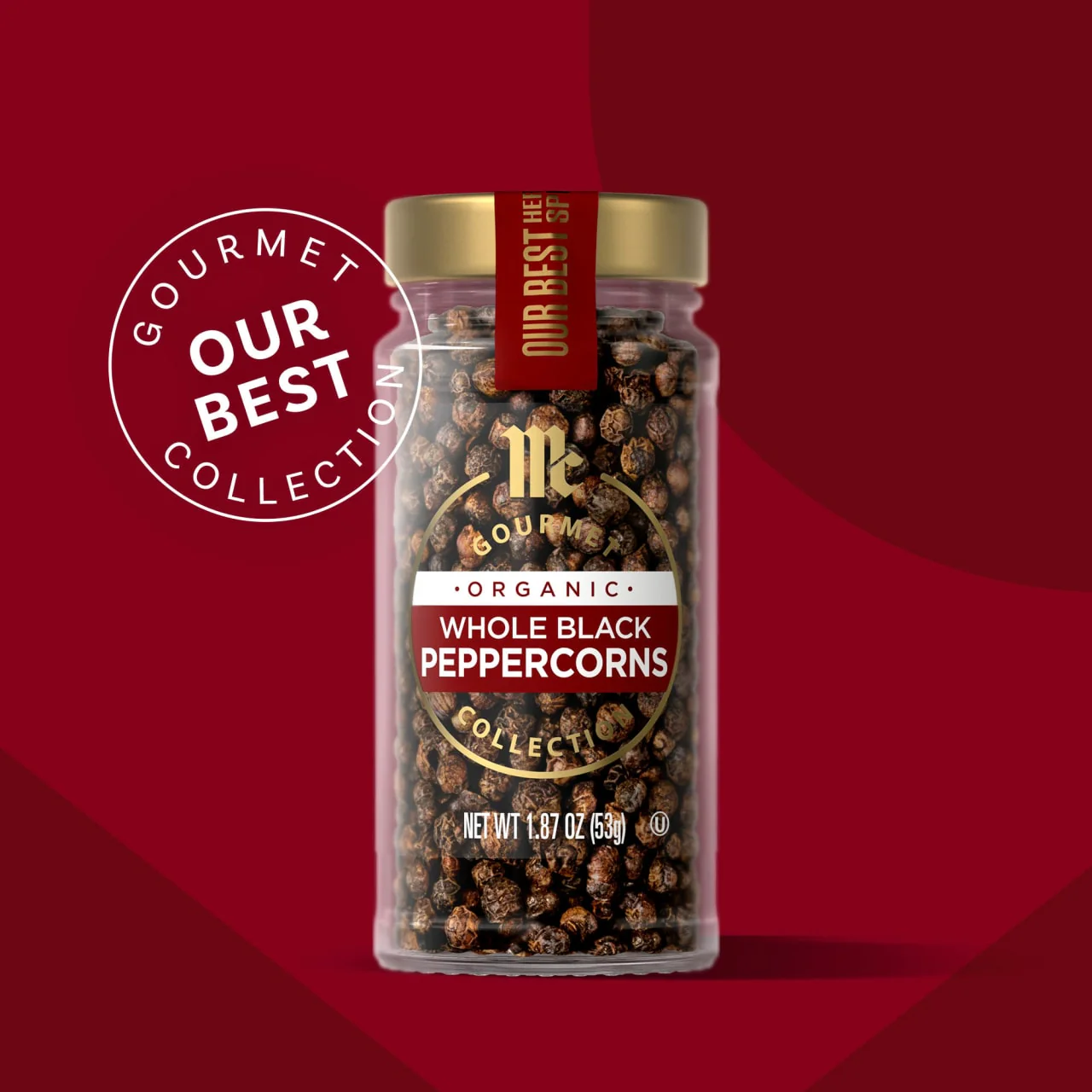 McCormick Gourmet™ Organic Whole Black Peppercorns, 1.87 oz - Image 14