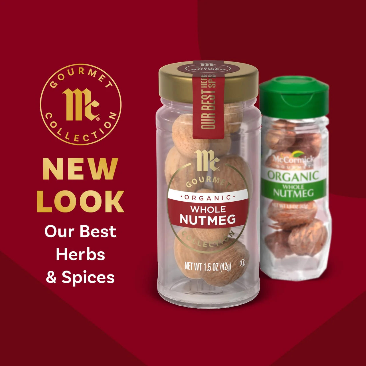 McCormick Gourmet™ Organic Whole Nutmeg, 1.5 oz - Image 3