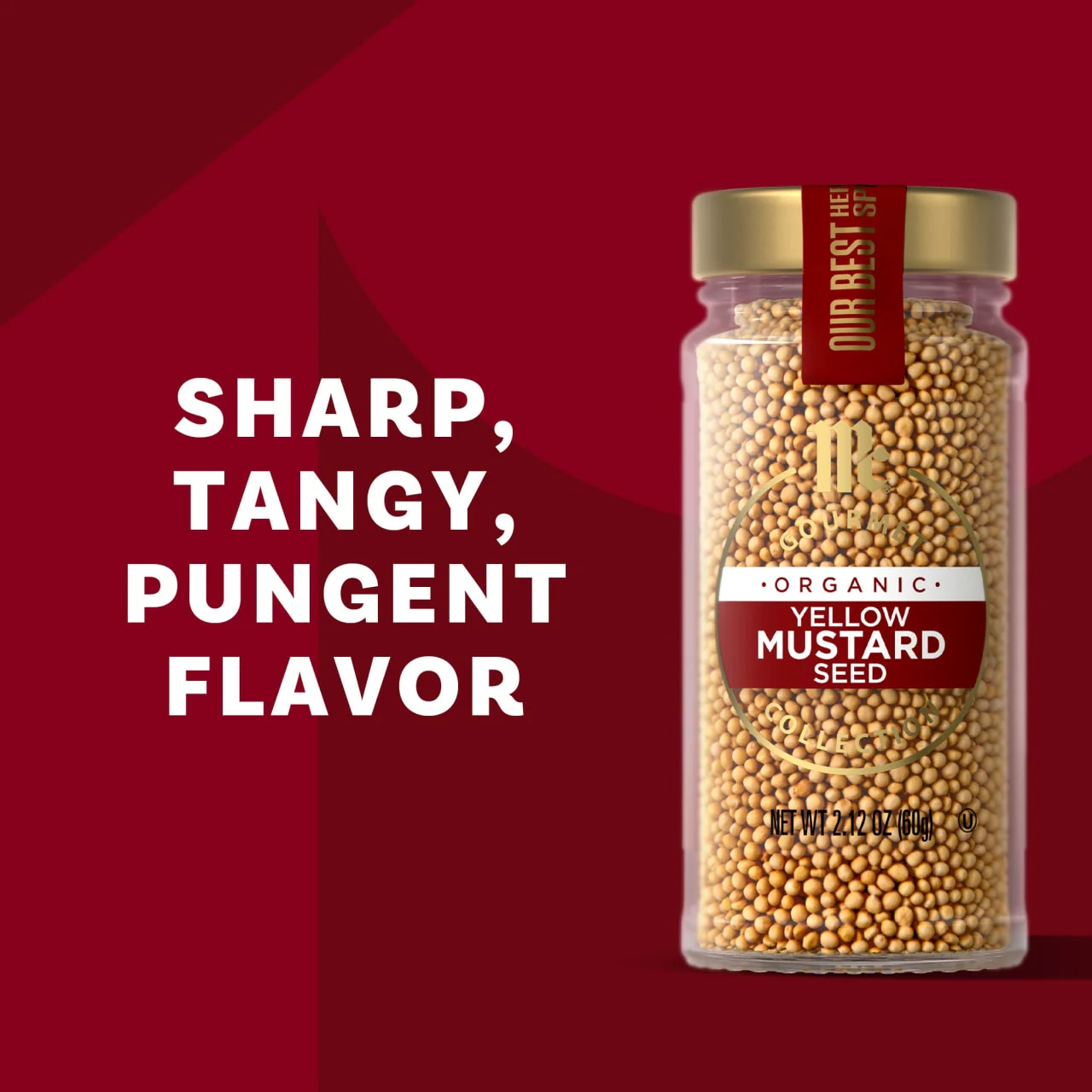 McCormick Gourmet™ Organic Yellow Mustard Seed, 2.12 oz - Image 11