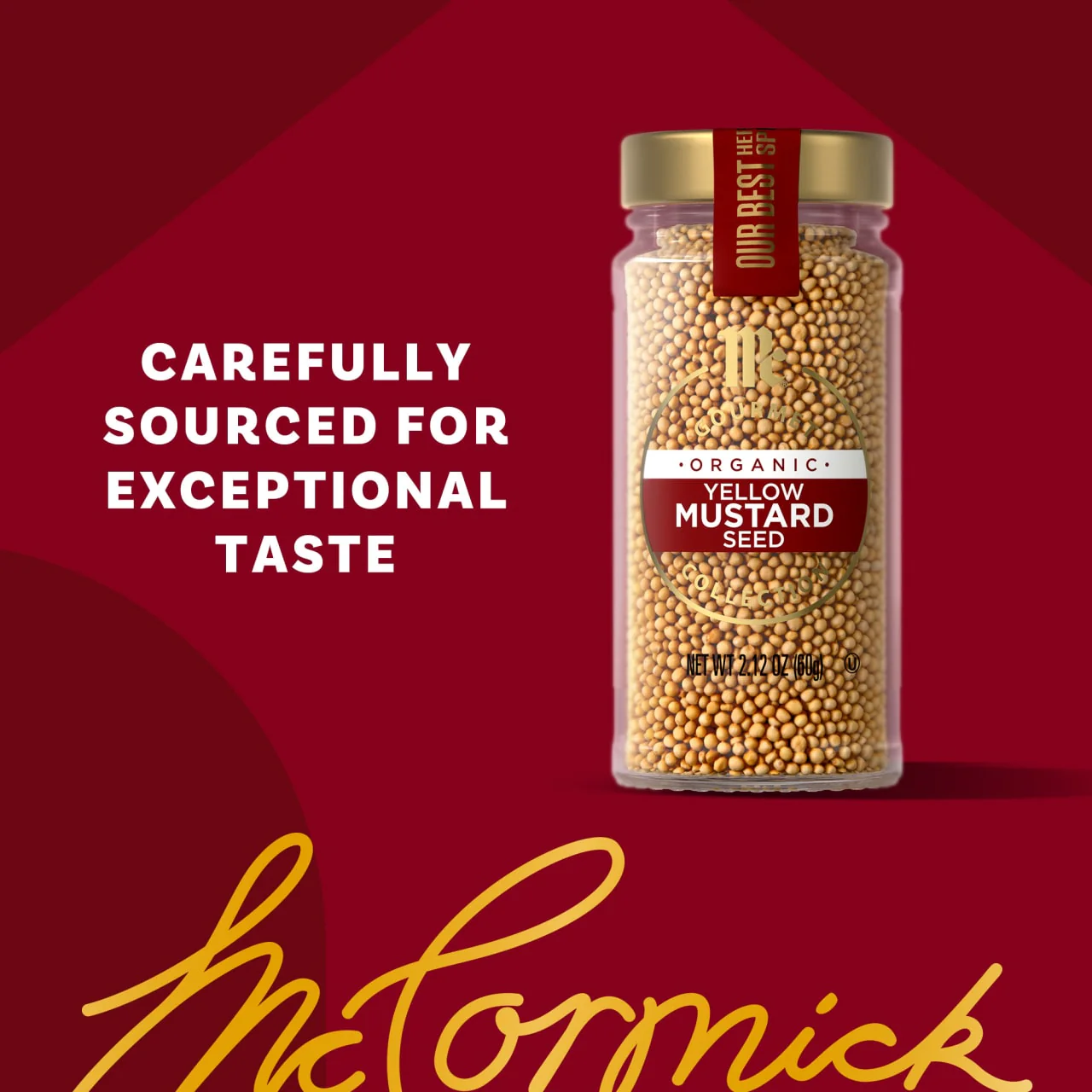 McCormick Gourmet™ Organic Yellow Mustard Seed, 2.12 oz - Image 14