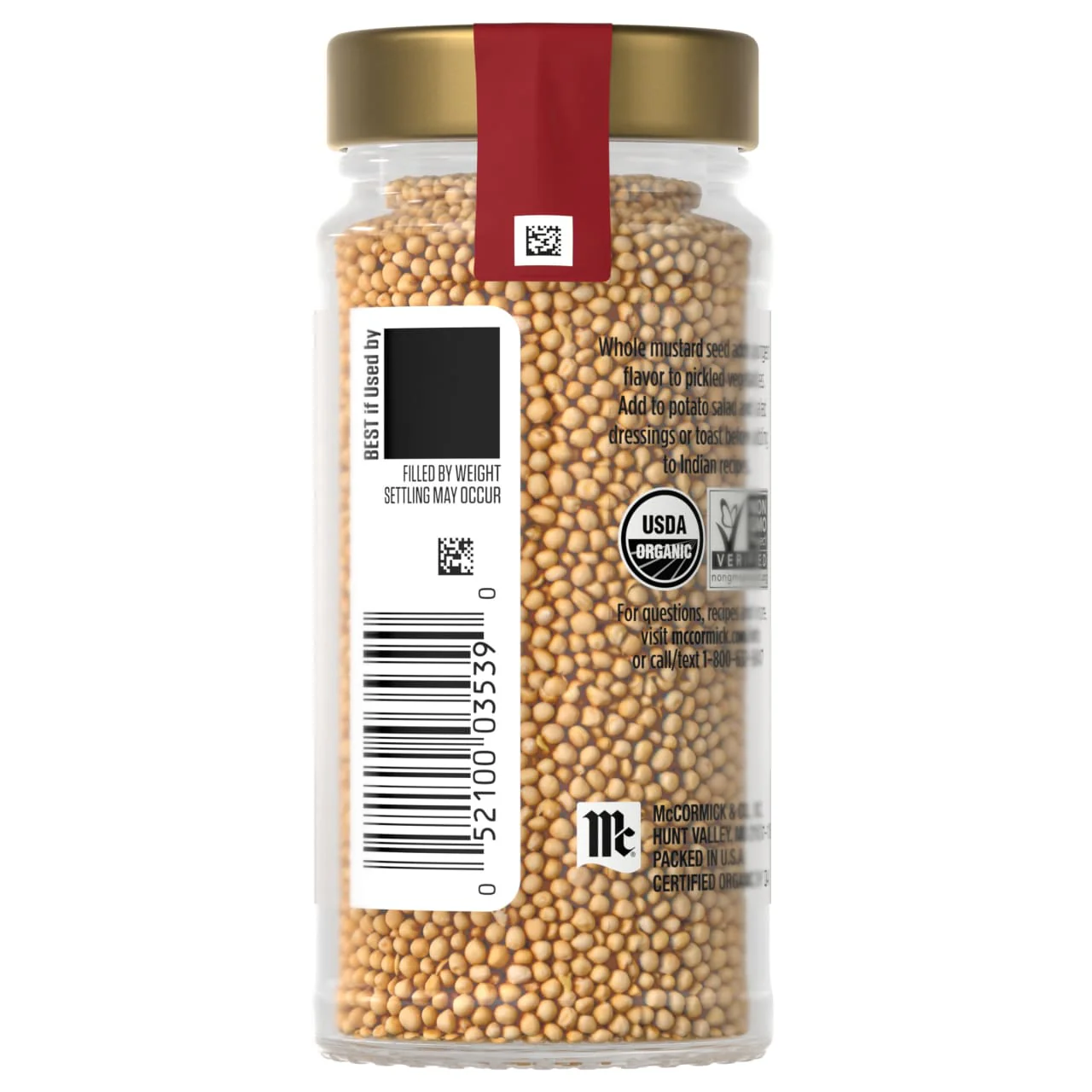 McCormick Gourmet™ Organic Yellow Mustard Seed, 2.12 oz - Image 16