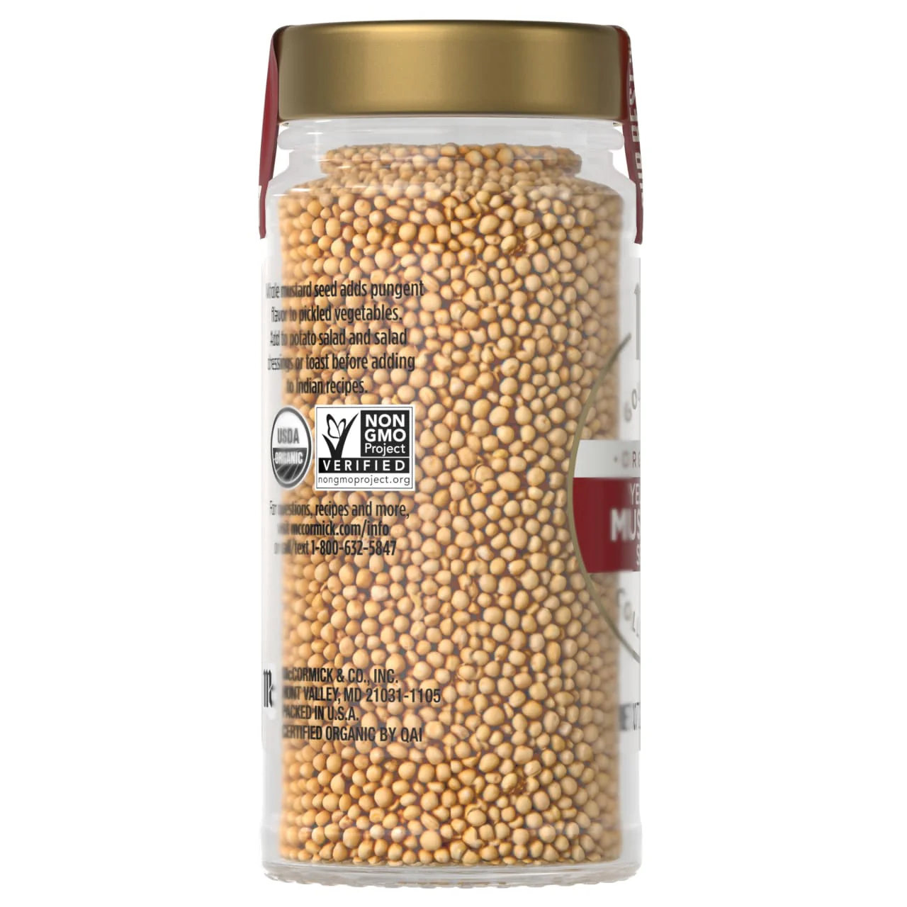 McCormick Gourmet™ Organic Yellow Mustard Seed, 2.12 oz - Image 18