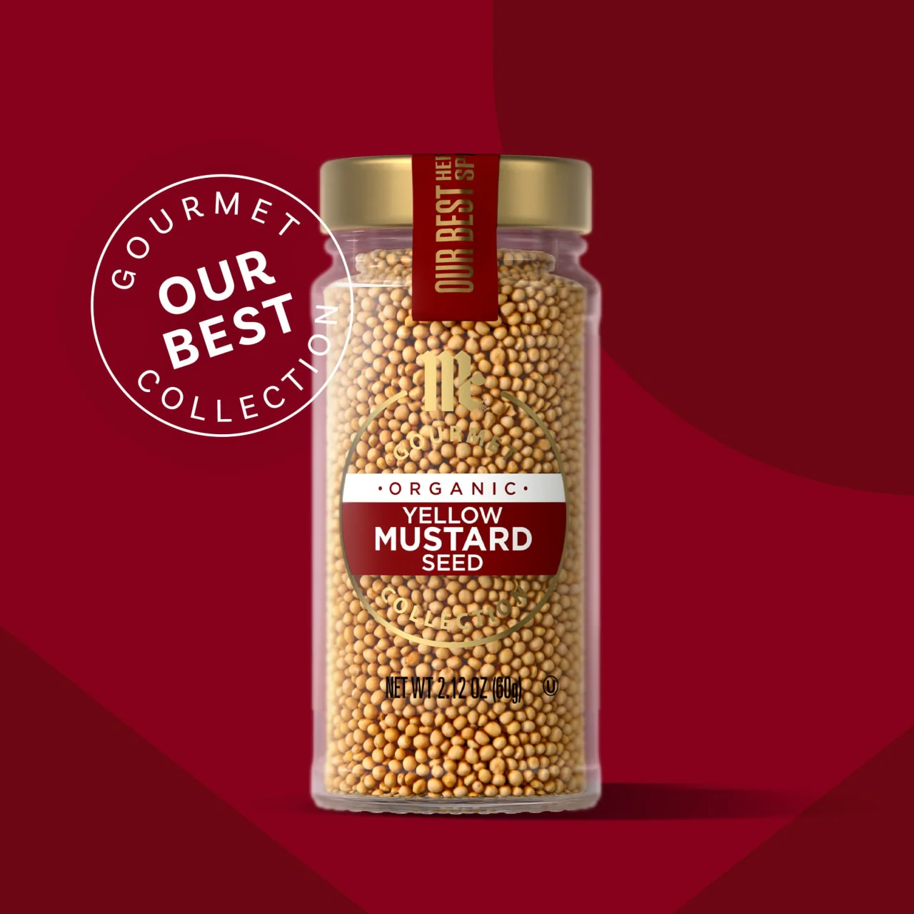 McCormick Gourmet™ Organic Yellow Mustard Seed, 2.12 oz - Image 4