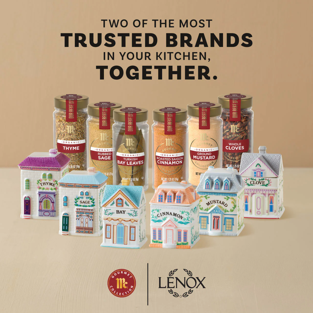 The McCormick Gourmet™ Collection & Lenox Spice Village Set of 6 - Image 3