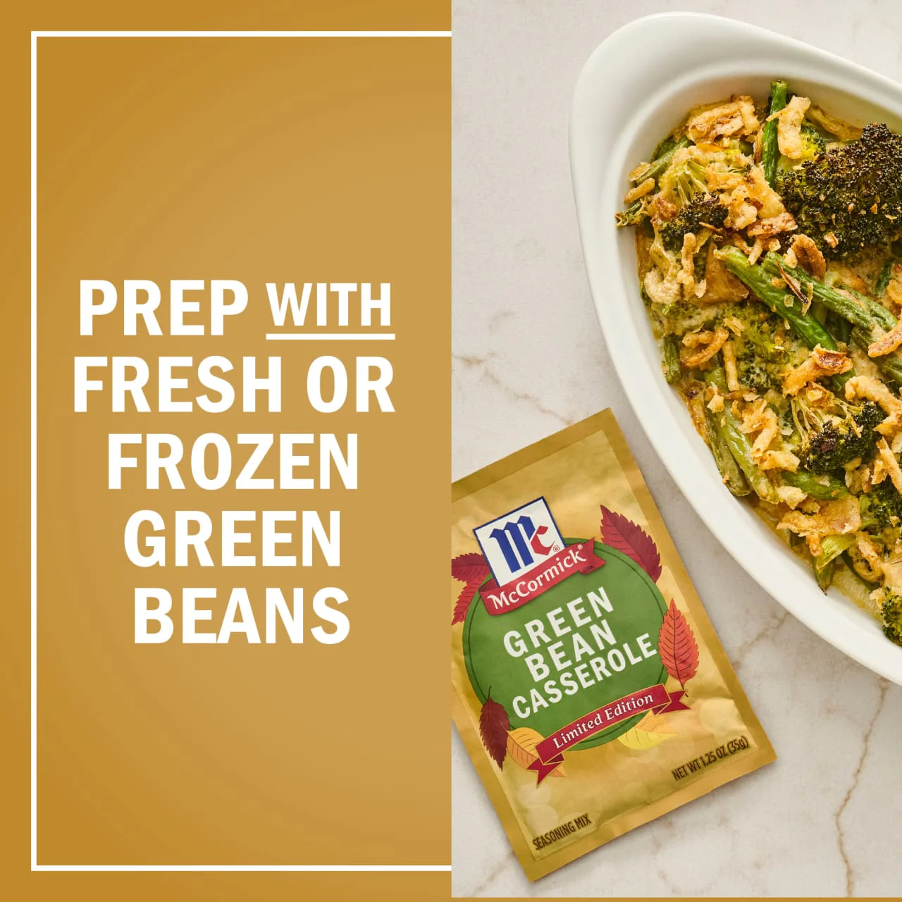 McCormick® Green Bean Casserole Seasoning Mix, 1.25 oz (6-Pack) - Image 15