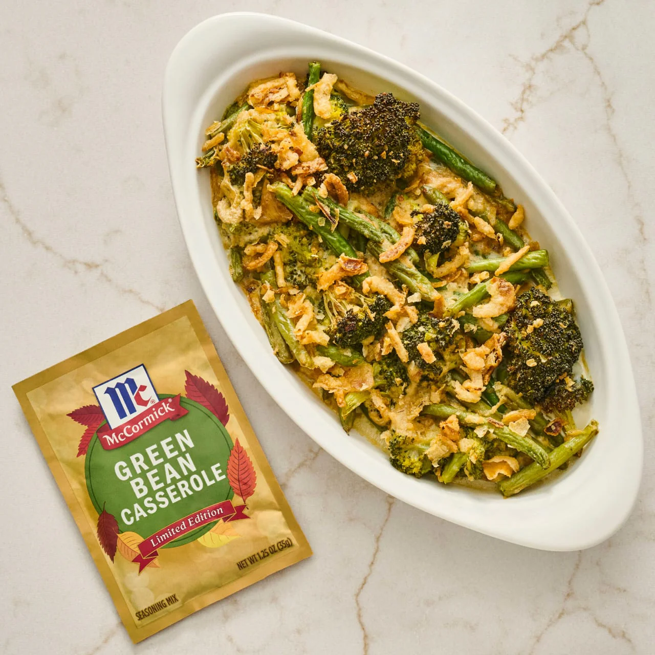 McCormick® Green Bean Casserole Seasoning Mix, 1.25 oz (6-Pack) - Image 16