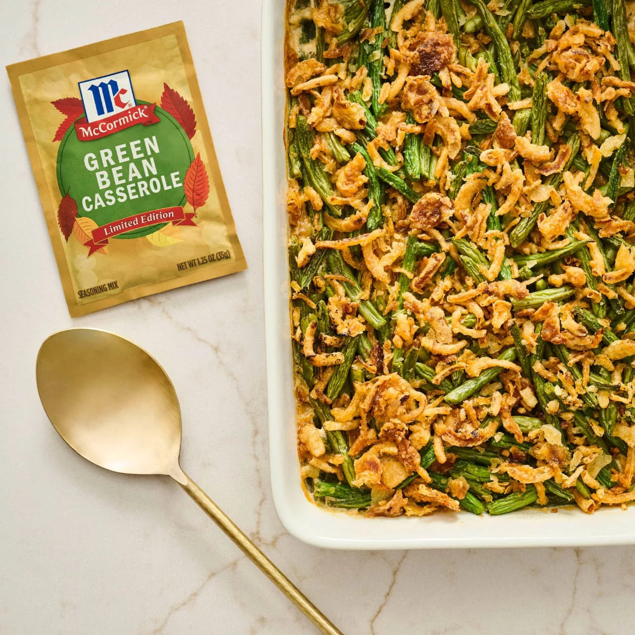 McCormick® Green Bean Casserole Seasoning Mix, 1.25 oz (6-Pack) - Image 2