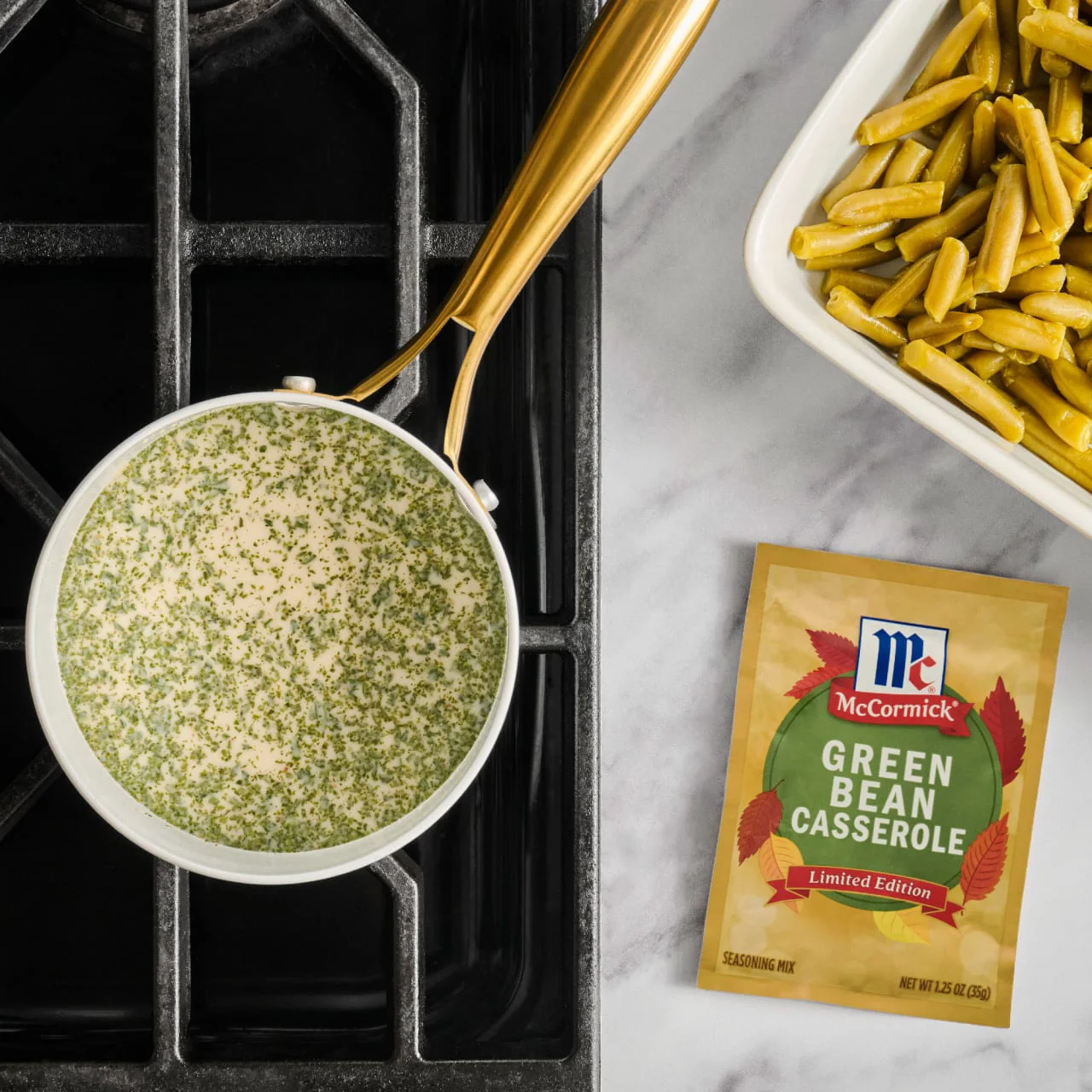 McCormick® Green Bean Casserole Seasoning Mix, 1.25 oz (6-Pack) - Image 5