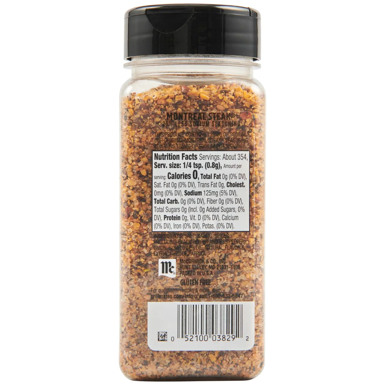McCormick® Grill Mates® 25% Less Sodium Montreal Steak Seasoning, 10 oz - Image 18