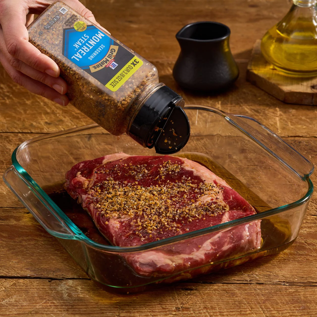 McCormick® Grill Mates® 25% Less Sodium Montreal Steak Seasoning, 10 oz - Image 5