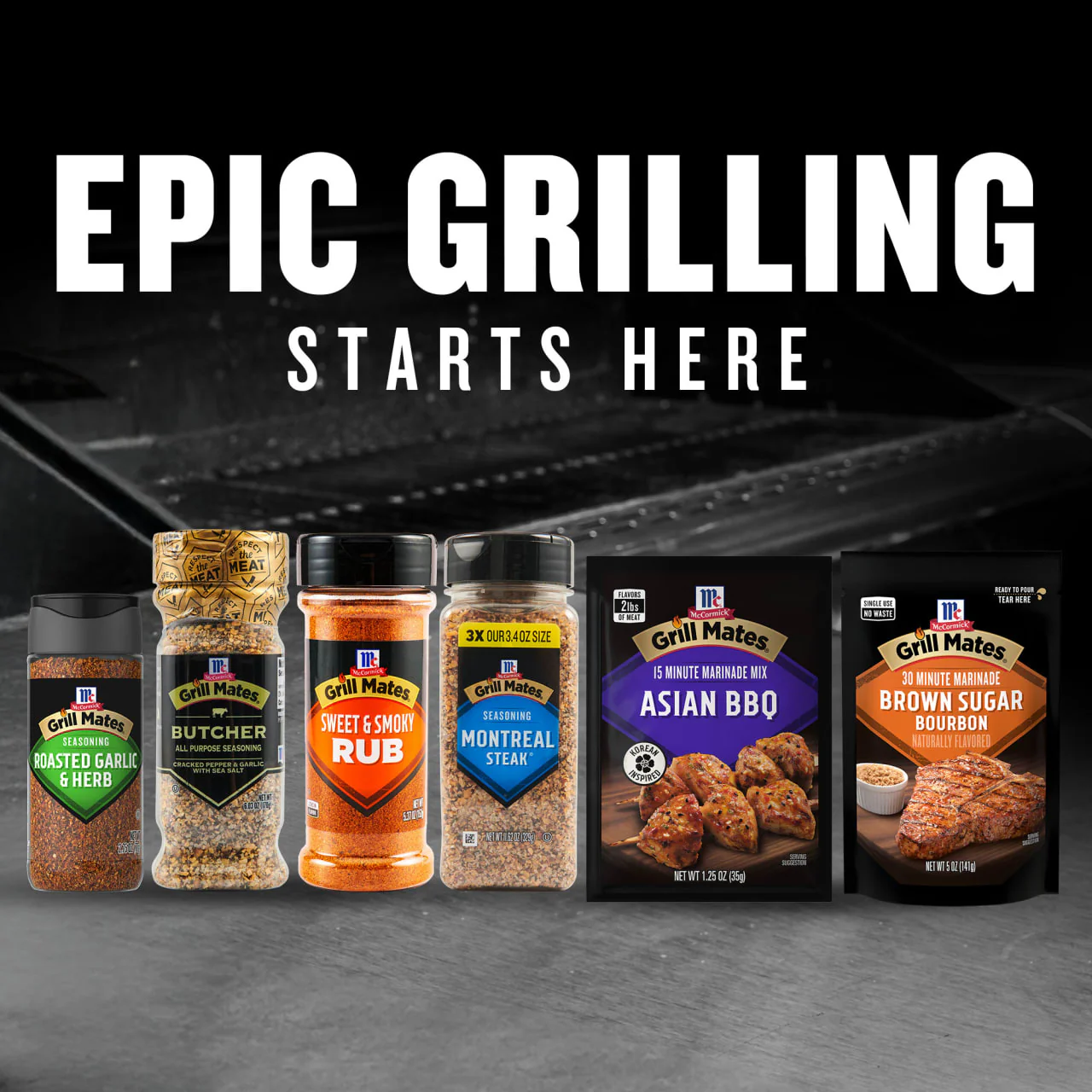 McCormick® Grill Mates® Asian BBQ Marinade Mix, 1.25 oz (6-Pack) - Image 18