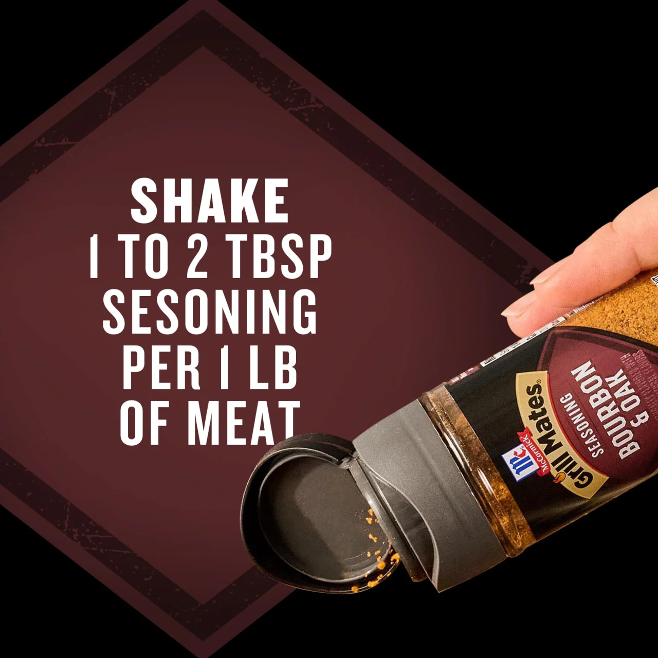 McCormick® GRILL MATES® Bourbon & Oak Seasoning, 3.37 oz - Image 14