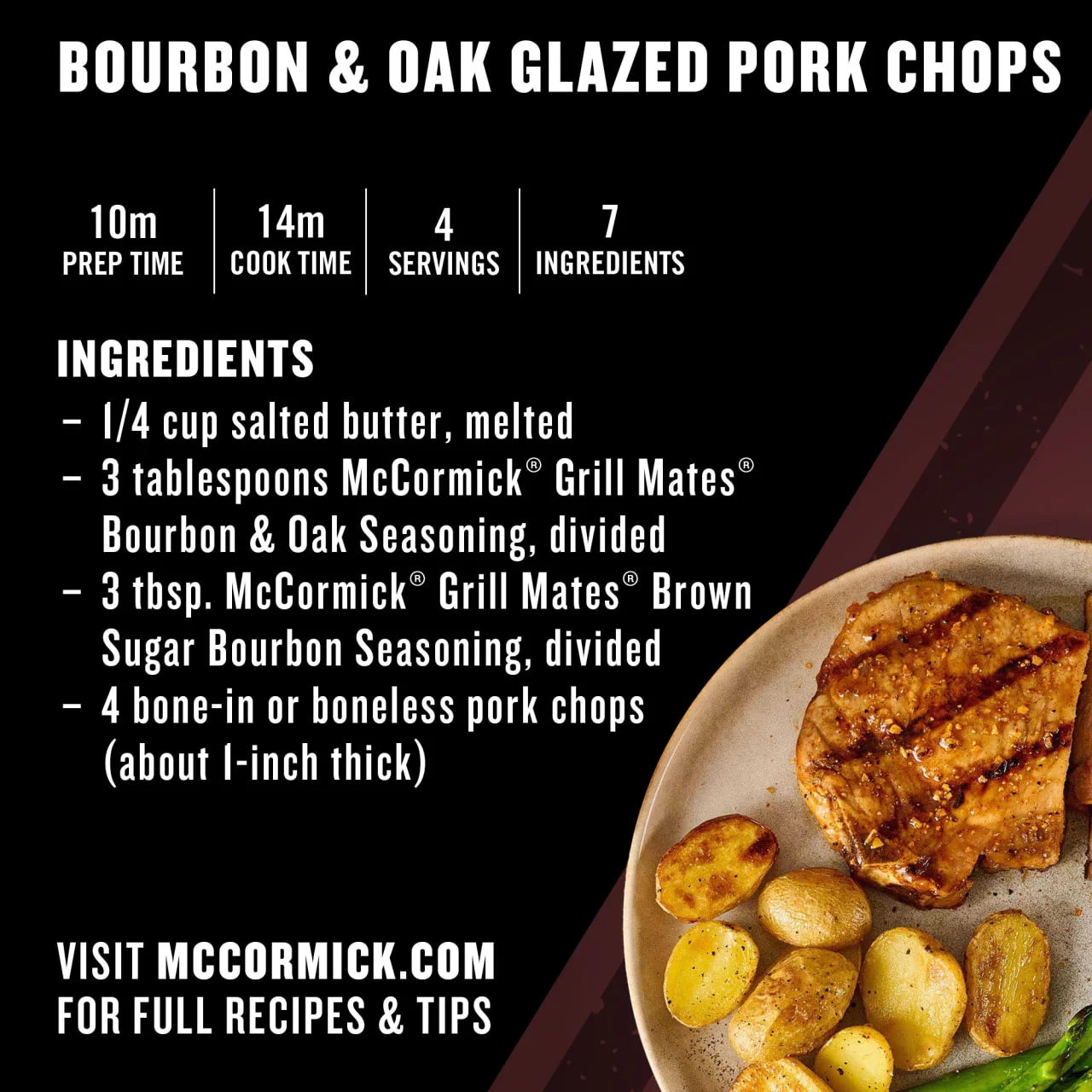 McCormick® GRILL MATES® Bourbon & Oak Seasoning, 3.37 oz - Image 6