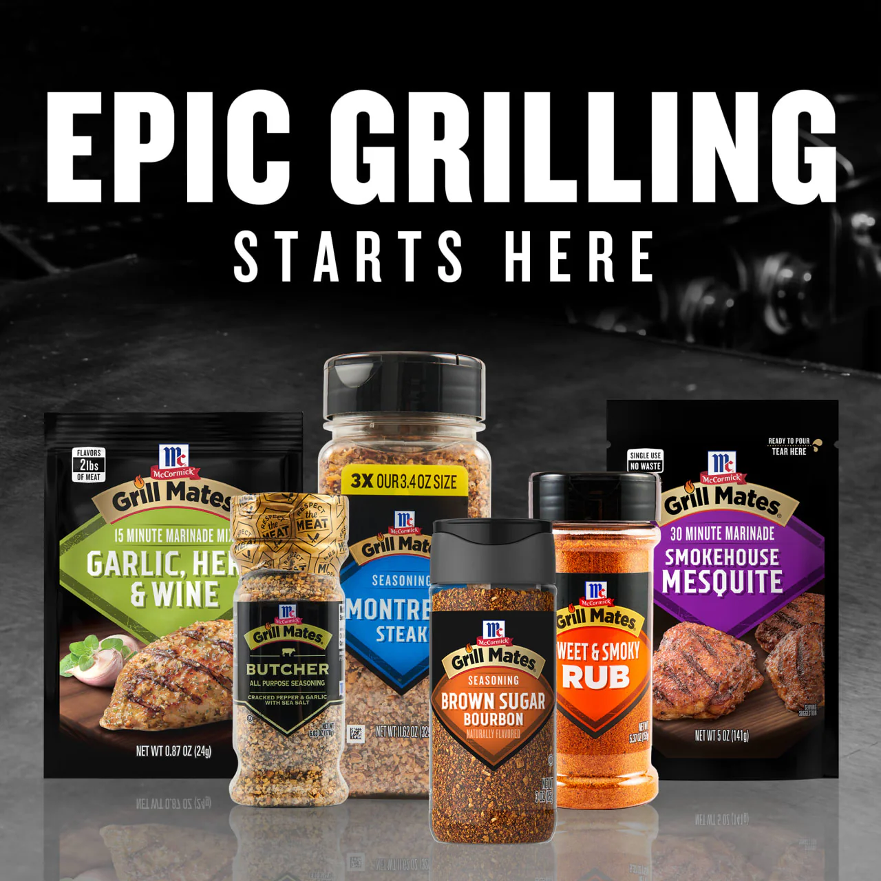 McCormick® Grill Mates® Brown Sugar Bourbon Seasoning, 3 oz - Image 21