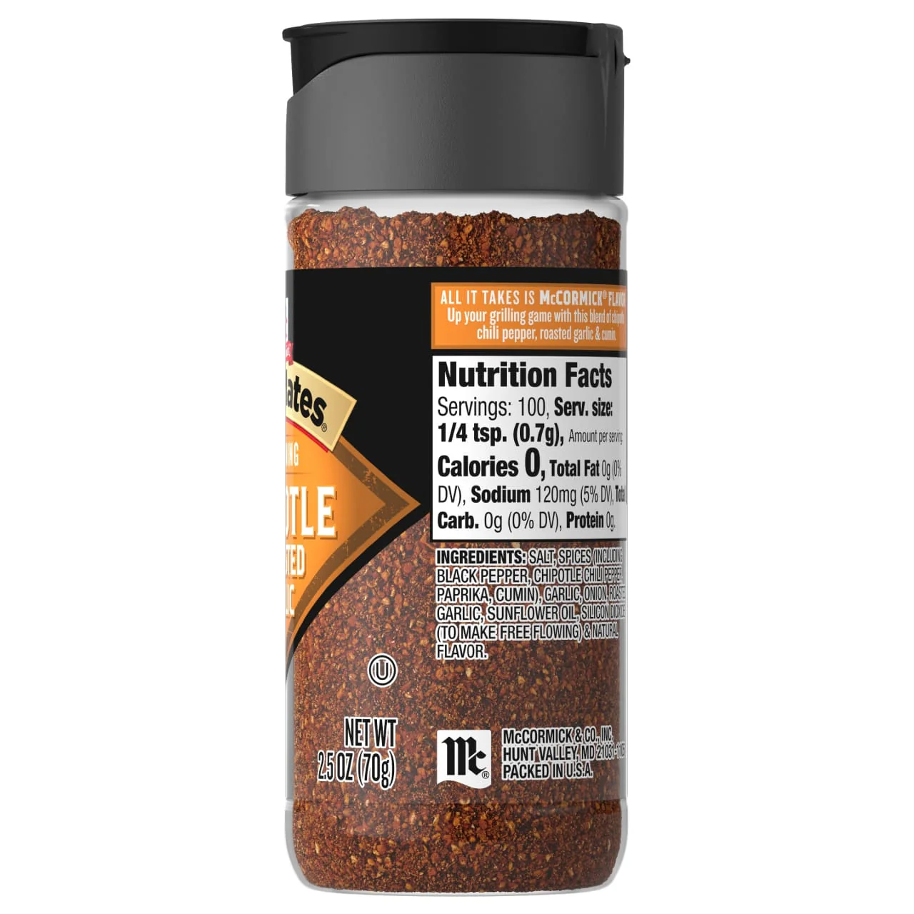 McCormick® Grill Mates® Chipotle & Roasted Garlic Seasoning, 2.5 oz - Image 22