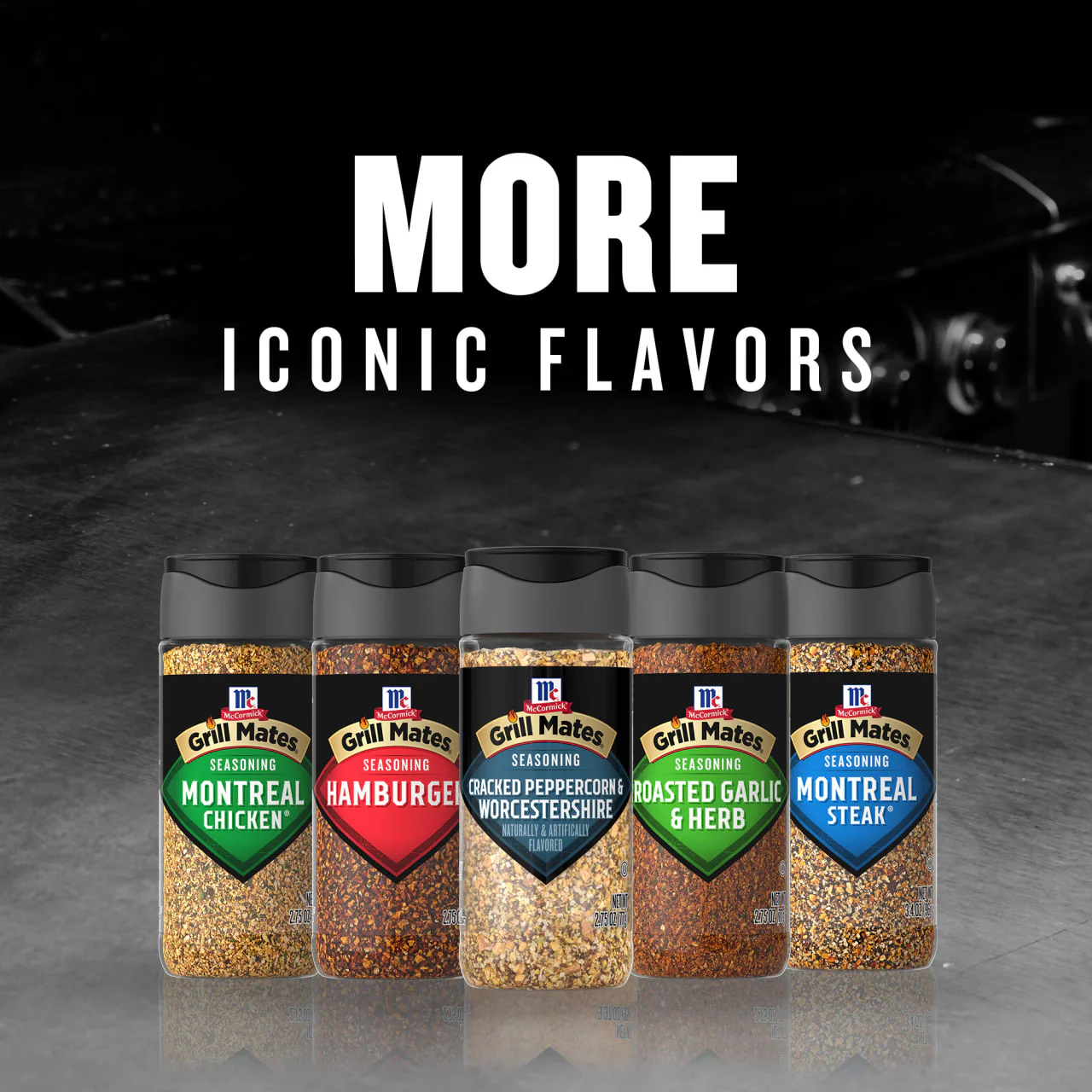 McCormick® GRILL MATES® Cracked Peppercorn & Worcestershire Seasoning, 2.75 oz - Image 12