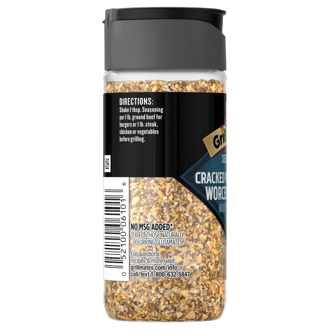 McCormick® GRILL MATES® Cracked Peppercorn & Worcestershire Seasoning, 2.75 oz - Image 23