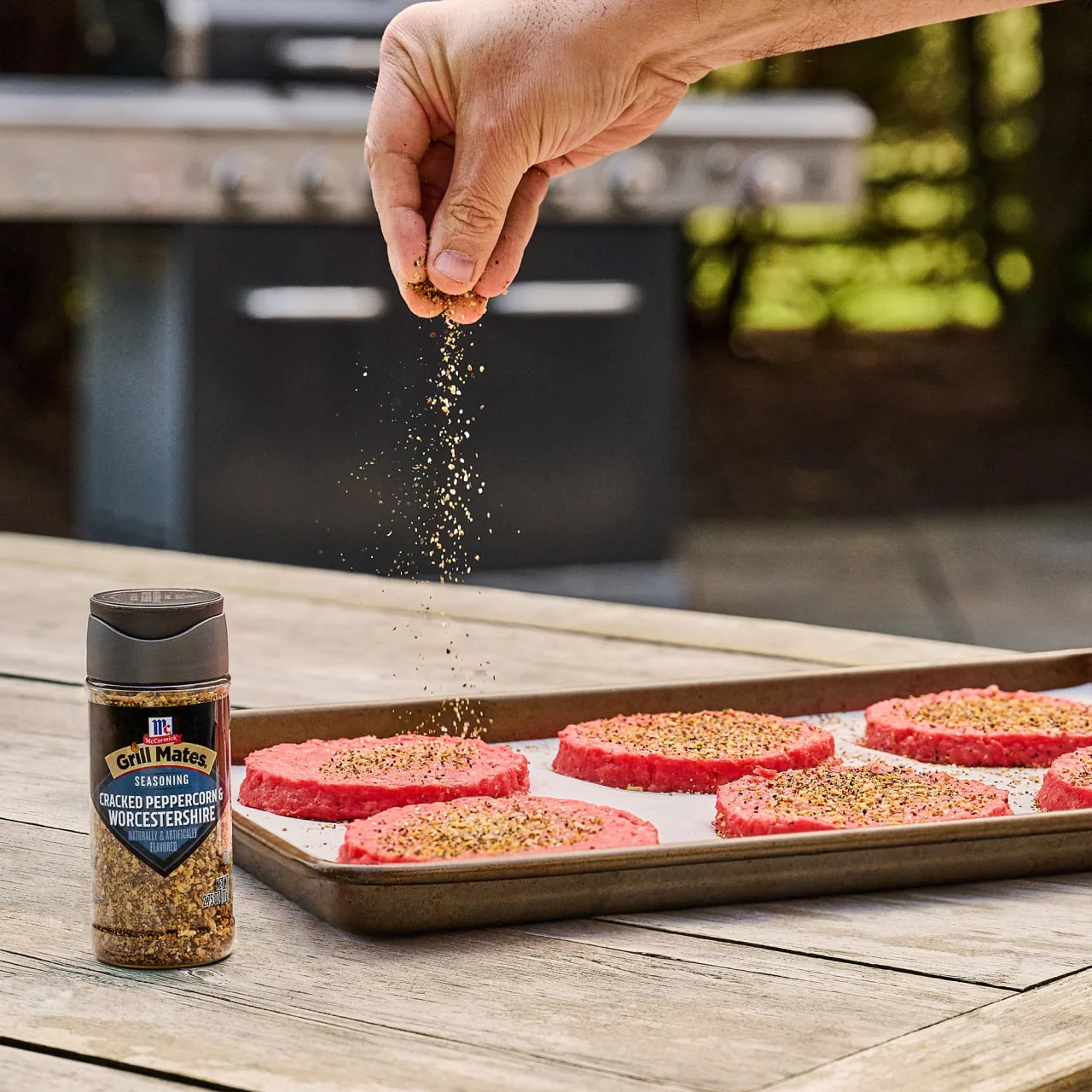 McCormick® GRILL MATES® Cracked Peppercorn & Worcestershire Seasoning, 2.75 oz - Image 5