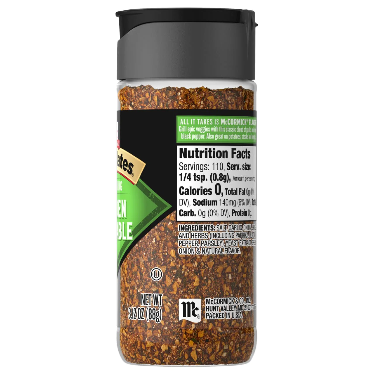McCormick® Grill Mates® Garden Vegetable Seasoning, 3.12 oz - Image 24