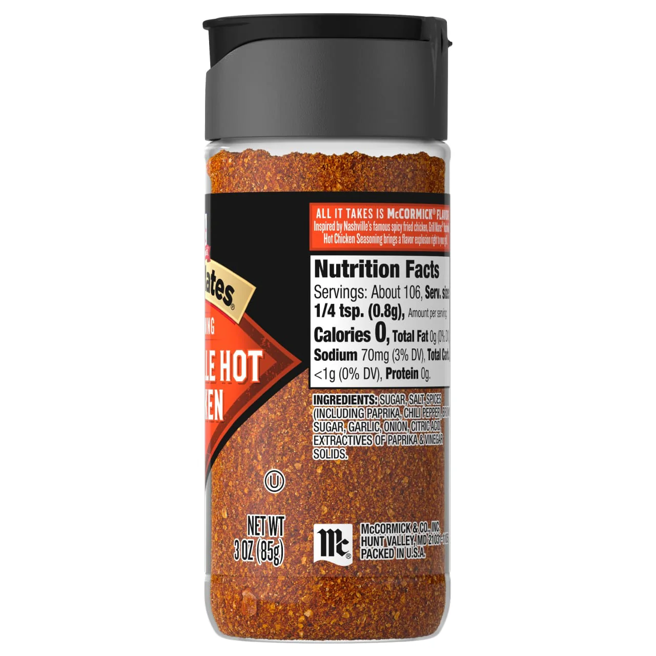 McCormick® Grill Mates® Nashville Hot Chicken Seasoning, 3 oz - Image 20