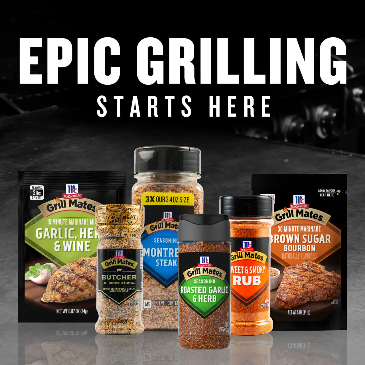McCormick® Grill Mates® Roasted Garlic & Herb Seasoning, 2.75 oz - Image 21