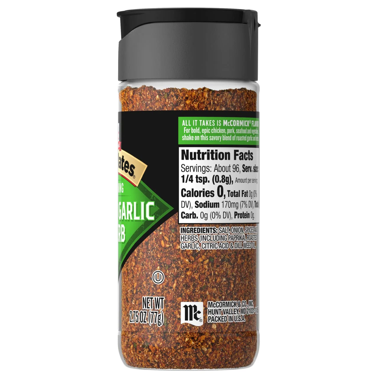 McCormick® Grill Mates® Roasted Garlic & Herb Seasoning, 2.75 oz - Image 23