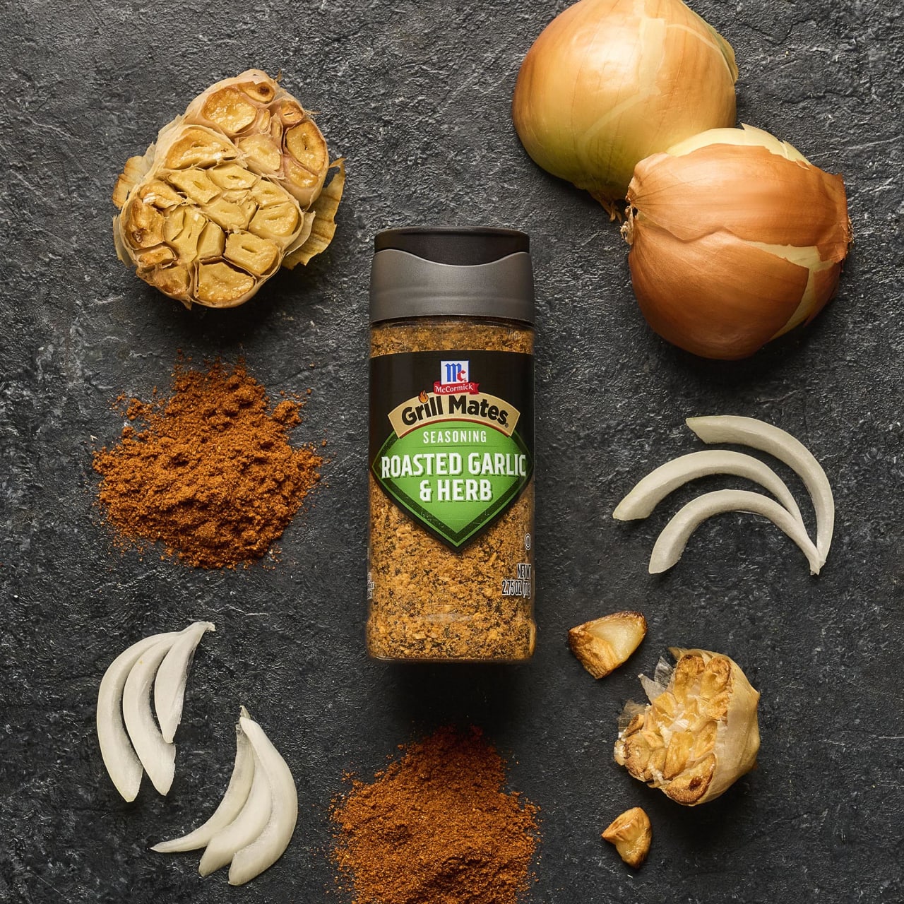 McCormick® Grill Mates® Roasted Garlic & Herb Seasoning, 2.75 oz - Image 8