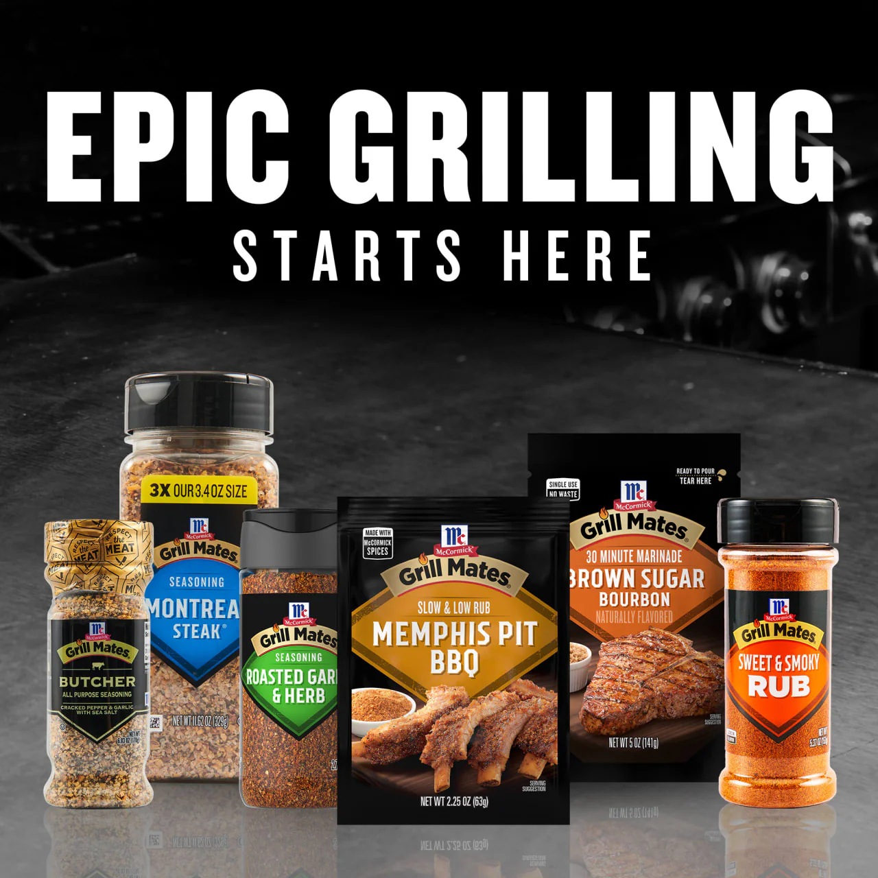 McCormick Grill Mates Slow & Low Memphis Pit BBQ Rub, 2.25 oz (6-Pack) - Image 15