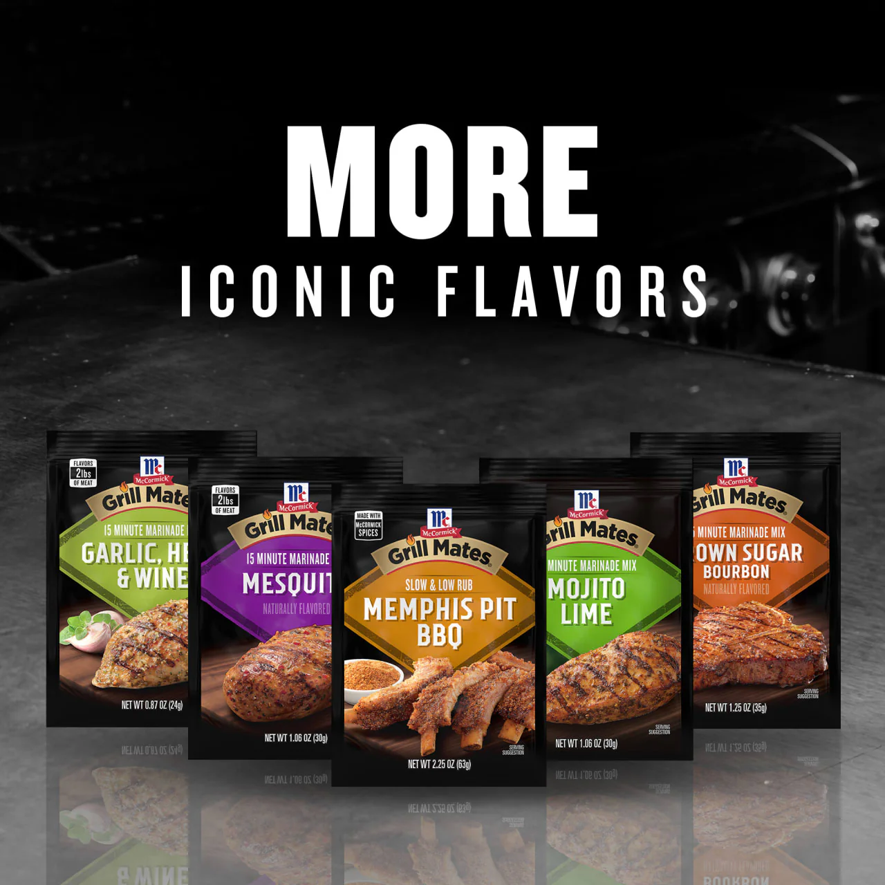 McCormick Grill Mates Slow & Low Memphis Pit BBQ Rub, 2.25 oz (6-Pack) - Image 9