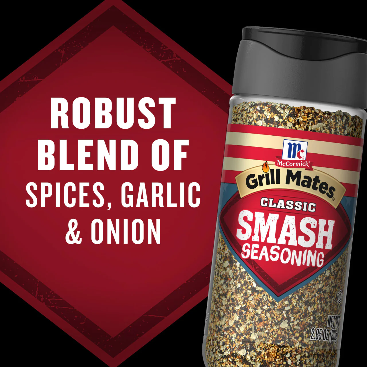 McCormick Grill Mates Smash Burger Seasoning, 2 OZ - Image 13