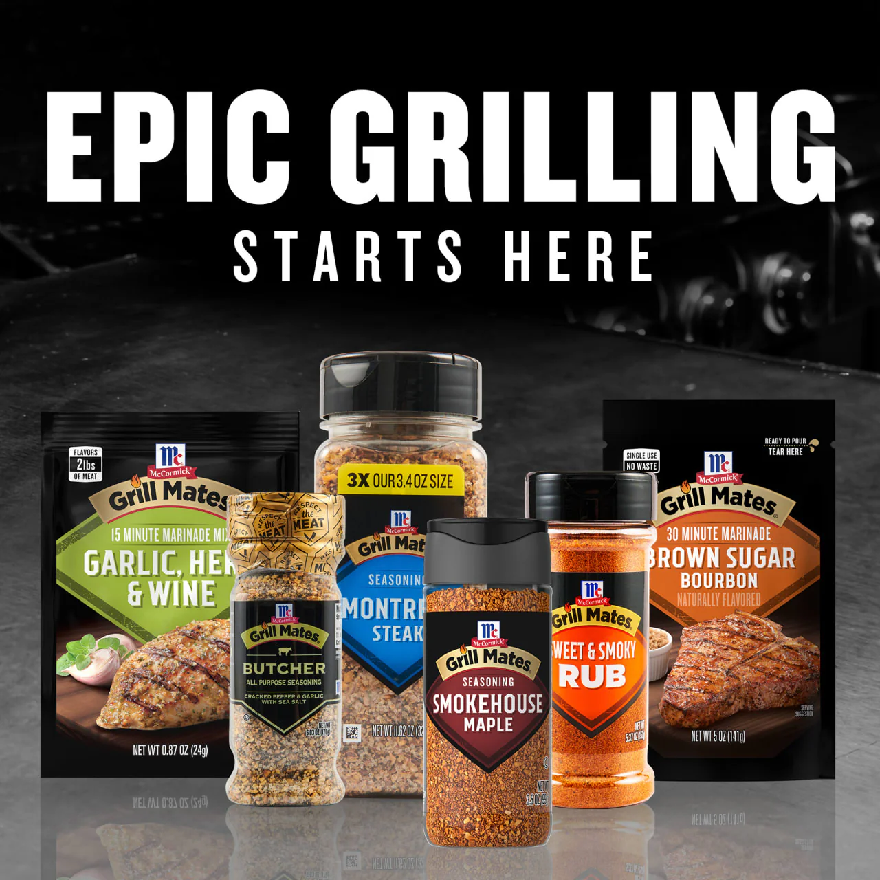 McCormick® Grill Mates® Smokehouse Maple Seasoning, 3.5 oz - Image 21