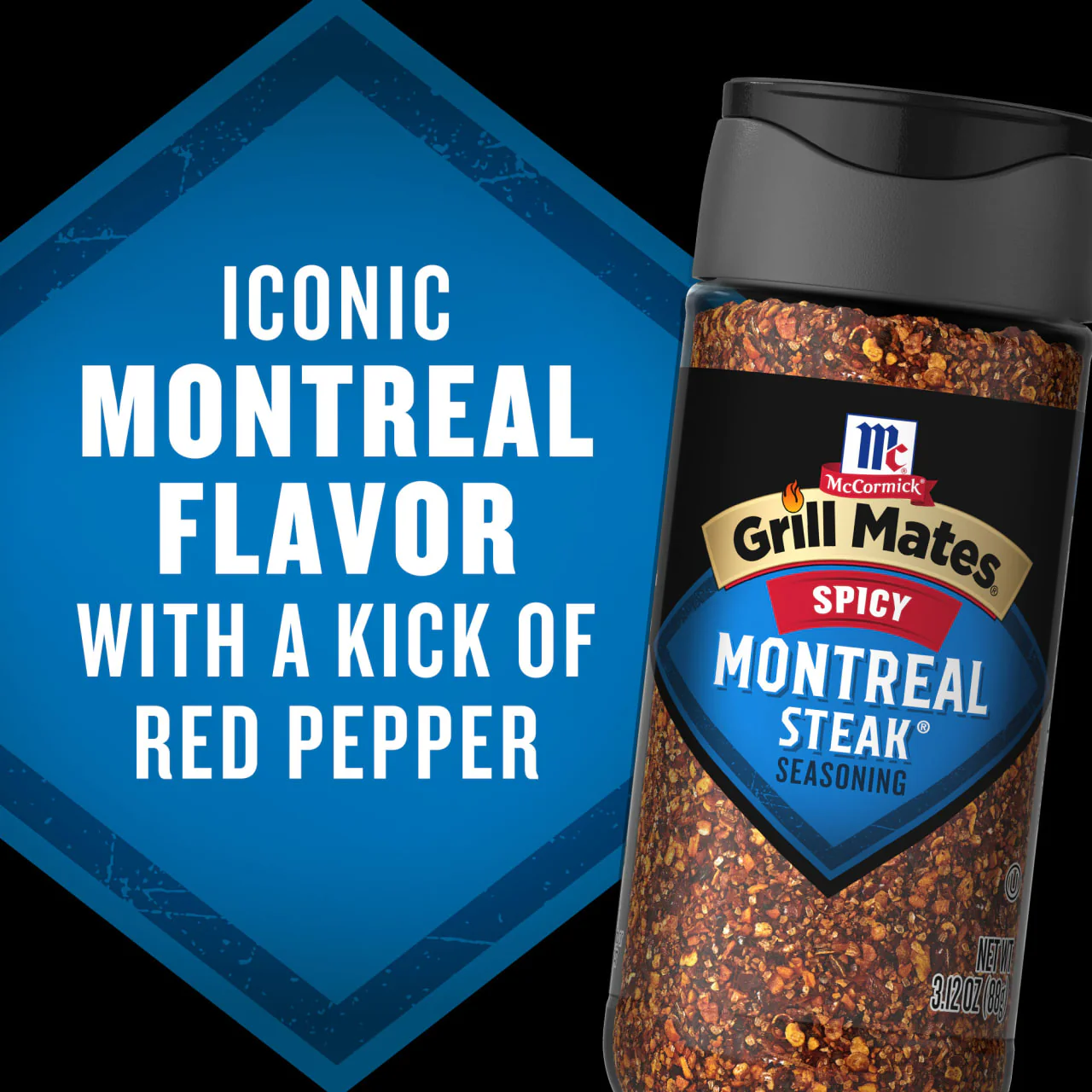 McCormick® Grill Mates® Spicy Montreal Steak Seasoning, 3.12 oz - Image 4