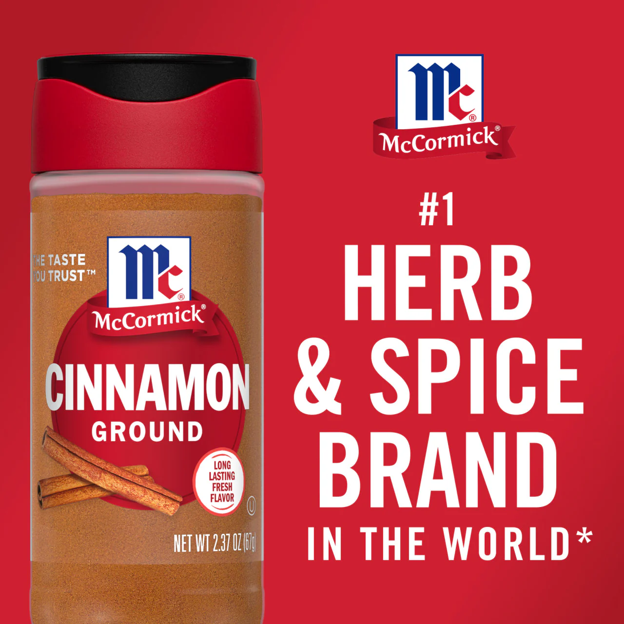 McCormick® Ground Cinnamon, 2.37 oz - Image 9