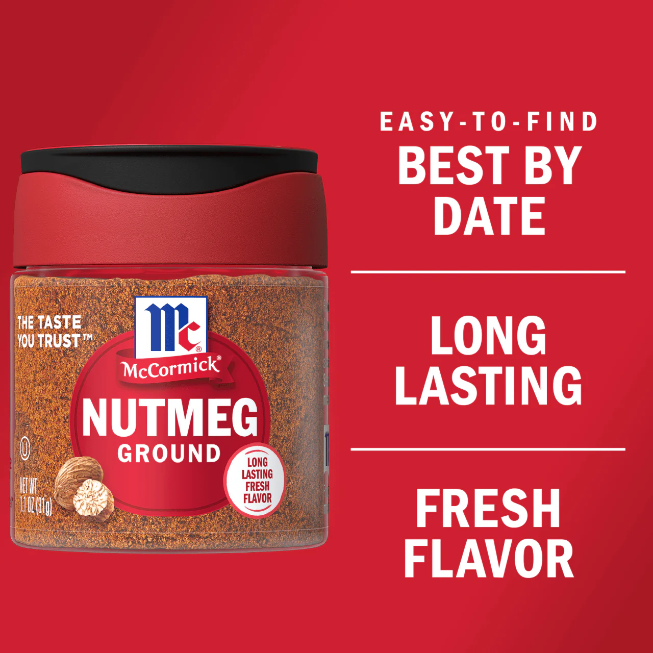 McCormick® Ground Nutmeg, 1.1 oz - Image 5
