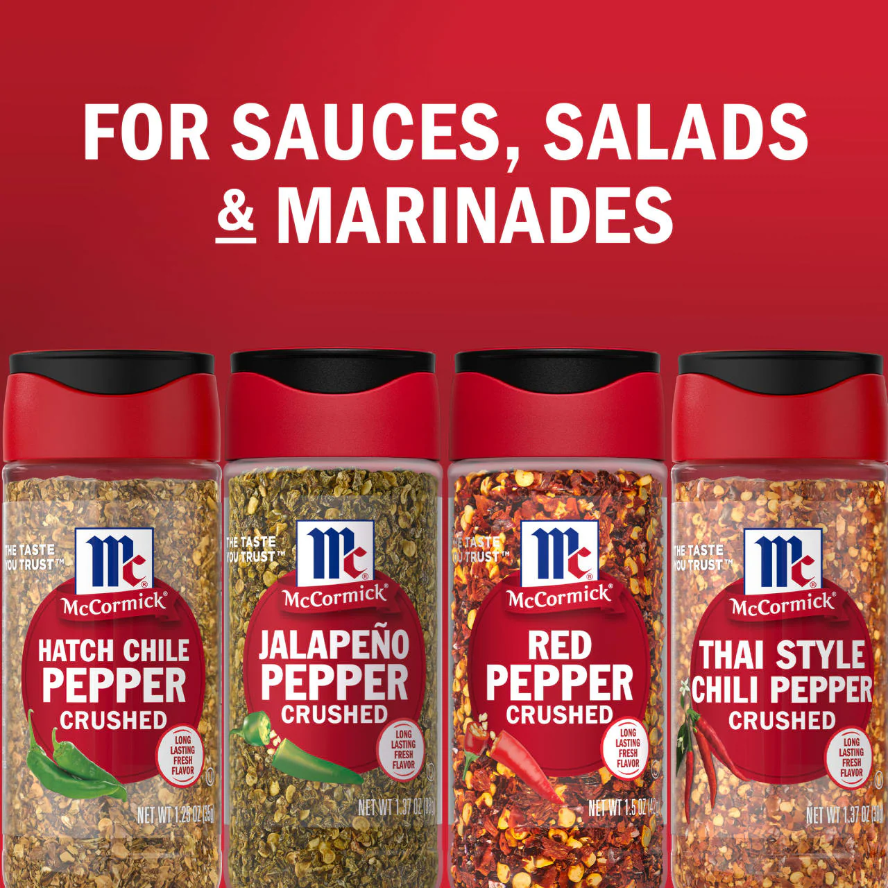McCormick® Heat-Lovers Crushed Pepper Pack, 4ct - Image 5