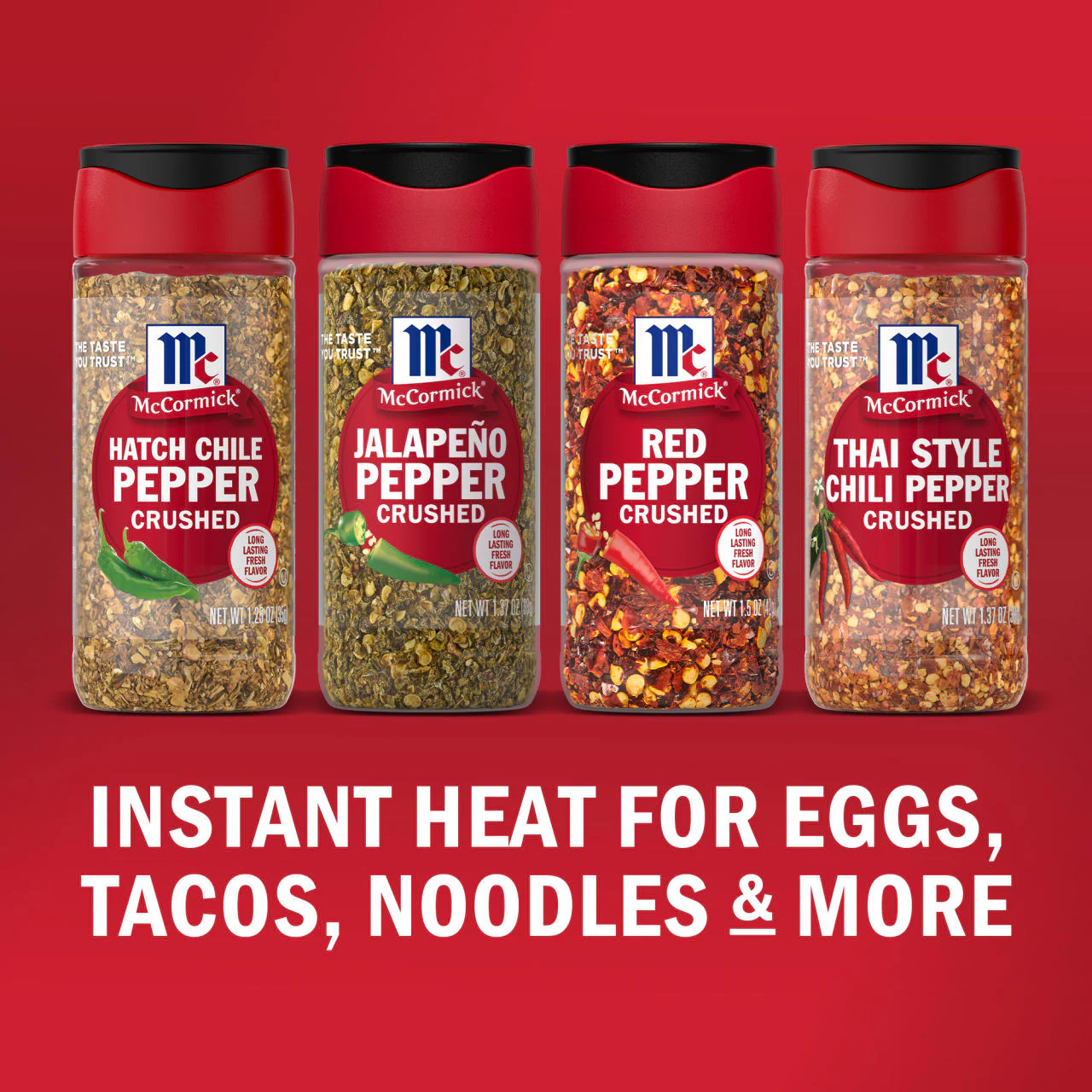 McCormick® Heat-Lovers Crushed Pepper Pack, 4ct - Image 9