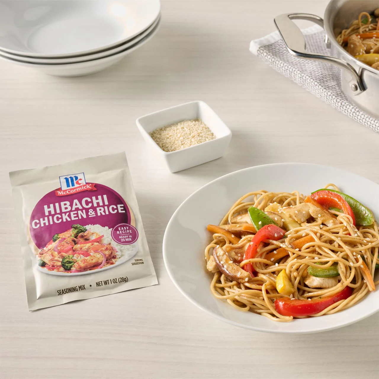 McCormick® Hibachi Chicken & Rice Seasoning Mix, 1.0 oz (6-Pack) - Image 15
